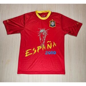 Patriot Sport Mens Jersey Shirt S Football España Red‎ Yellow Soccer 2010